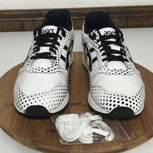 Asics Tiger Gel Saga Keisei Women's White Black Running Shoes Polka Dot Sz 10 - Picture 1 of 6