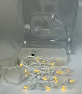 1997 Lemax Village Collection Miniature Lighted Sculpture Sleigh Lights Up - Picture 1 of 7