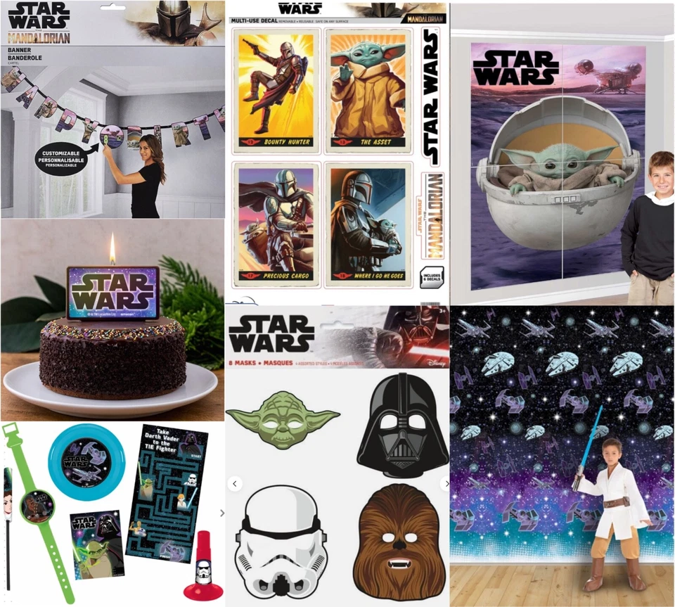 STAR WARS The Mandalorian Birthday Party Decorations - PICK & CHOOSE - Image 1 of 1