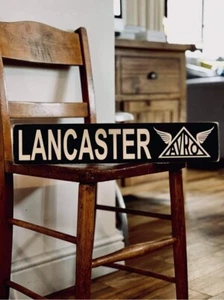 Lancaster bomber sign Dambusters war aircraft spitfire WW2 RAF AVRO Hurricane - Picture 1 of 6