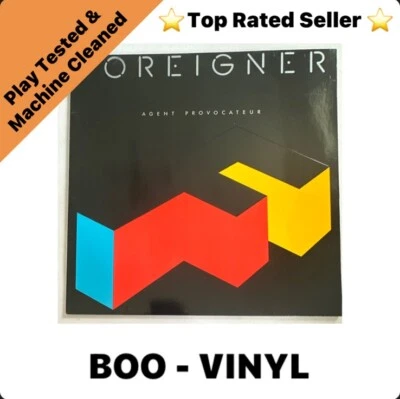 Foreigner Agent Provocateur LP vinyl Embossed Sleeve 1984 781999-1 EX / EX - Image 1 of 4