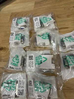 10x DVI-A To VGA Adapter Hd15 Female Video Single Link DVI To VGA  - Image 1 of 4