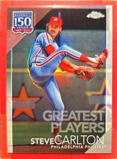 Steve Carlton ~ 2019 Topps Chrome ~ Greatest Players Chrome Refractor