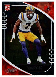2020 Panini Absolute Grant Delpit Rookie Card (RC) RC Cleveland Browns #137