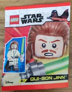 POLYBAG FOIL FIGURINE LEGO STAR WARS 912502 qui-gon jinn JEDI AVEC SABRE - Imagen 1 de 1