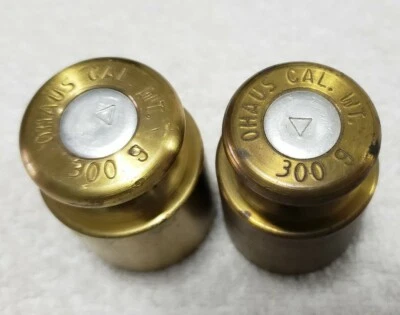 (2) OHAUS 300G Cal. Weights (Pre-Owned) - Image 1 of 3