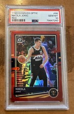 2020-21 Panini Donruss Optic Red Prizm /99 Nikola Jokic #96 PSA 10 Gem POP 4 SP