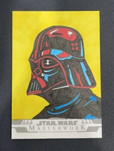 Darth Vader 1/1 Sketch by Eric Muller 2024 Topps Star Wars Masterwork - Picture 1 of 2