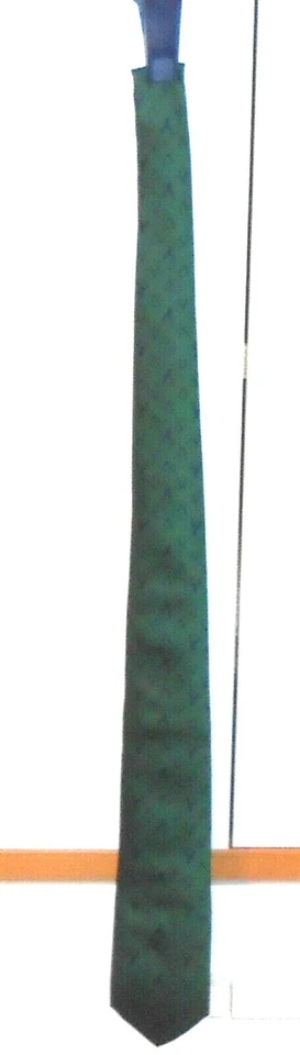 ANTIGUA CORBATA NAVIDEÑA HOMBRE AZUL MARINO VERDE OSCURO CON ESTAMPADO DE CABEZA DE RENO - TALLA ÚNICA Foto 1 de 1