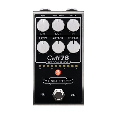 Pedal Compresor Origin Effects Cali76 FET (Negro) Foto 1 de 2