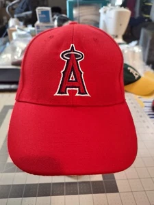 Los Angeles Angels Men's Red Baseball Adjustable Hat Cap Sixth Man Promotions - Picture 1 of 6