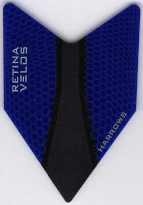 Dark Blue RETINA VELOS HARROWS Dart Flights: 3 per set