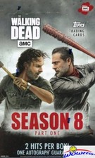 2018 Topps The Walking Dead Season 8 Factory Sealed HOBBY Box-2 HITS-AUTOGRAPH