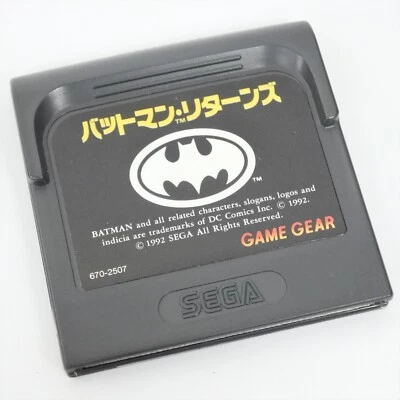 Game Gear BATMAN RETURNS Cartridge Only Sega 6067 gg - Image 1 of 3