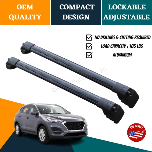 BARRA PORTAEQUIPAJES DE TECHO DE ALUMINIO PARA TOYOTA LAND CRUISER J150 (2010-2019) Foto 1 de 1