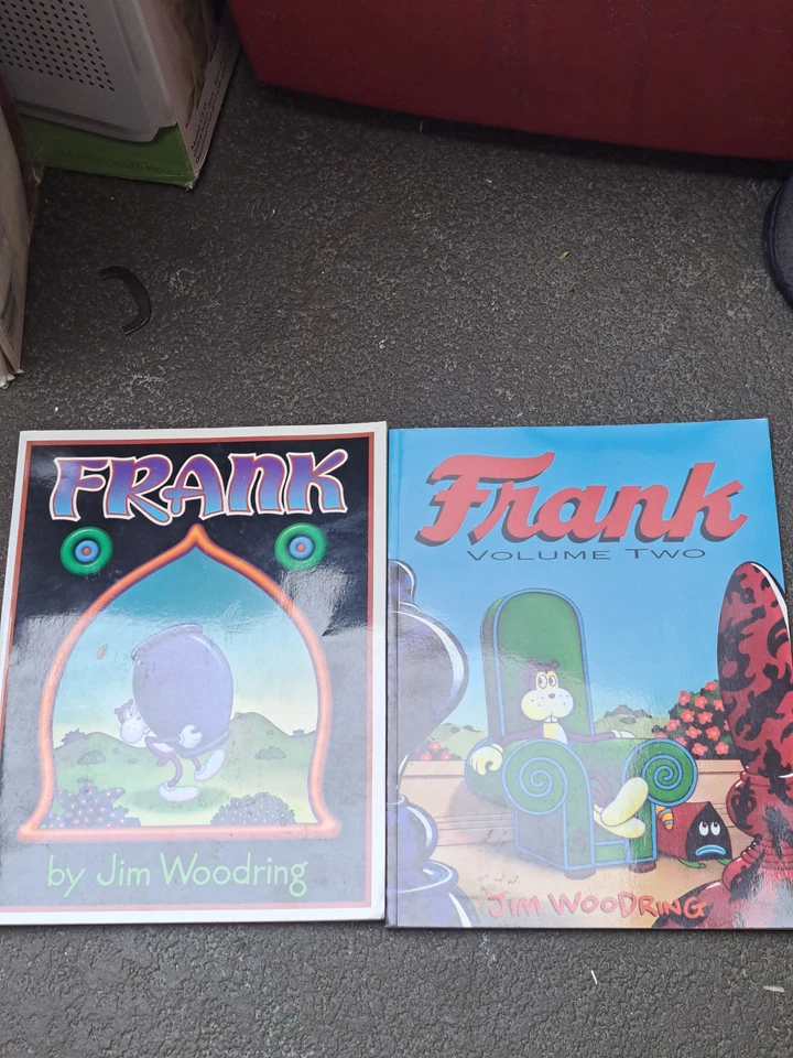 Frank By Jim Woodring Vol. 1 and 2 Fantagraphics 1994  RARE High Grade - Image 1 of 4