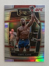 Ciryl Gane 2022 Panini Select UFC Concourse Silver Prizm Heavyweight
