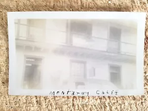 BALKON IN MONTERAY, KALIFORNIEN, 1940.VTG 4,5" x 2,7" FOTO/4 - Bild 1 von 3