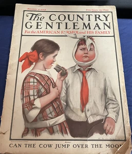 The Country Gentleman January 5 1924, Farmer Journal magazine Girl Boy cover pic - Picture 1 of 7