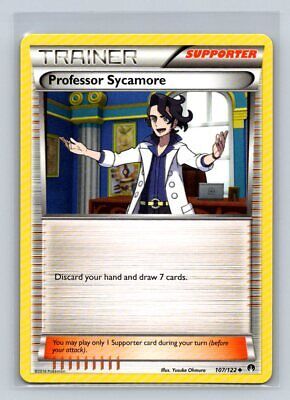 Professor Sycamore #107/122 XY: BREAKpoint Uncommon - Pokemon Card D16