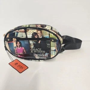 Alba Michelle Obama Glossy Magazine Cover Fanny Pack - Picture 1 of 9