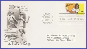 USA3 #2964 ADDR PCS ARTCRAFT FDC Tennis - Picture 1 of 1