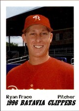 1996 Batavia Clippers Team Issue #21 Ryan Frace Fullerton California CA Card