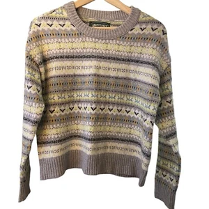 Suéter American Eagle Cómodo Gris/Verde Damas Talla S - Imagen 1 de 3