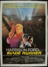 manifesto 2FG BLADE RUNNER RIDLEY SCOTT HARRISON FORD RUTGER HAUER SCI-FI THRILL