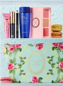 Estee Lauder 6 Pc Makeup Set Blush Bronzer Eye Makeup Remover Lip Gloss SEALED - Picture 1 of 2
