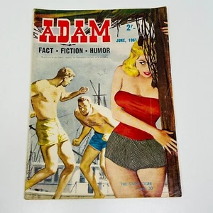 Adam Magazine ~ Fact Fiction Humor Vintage Gentleman's Magazine June 1961 - Picture 1 of 12