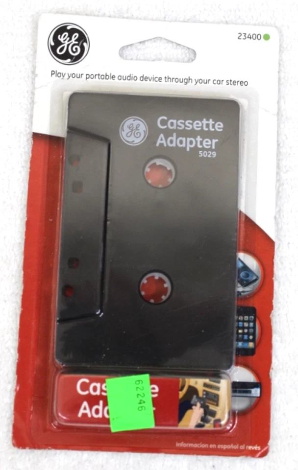 Adaptador de casete GE 5029 convertidor estéreo para automóvil 23400 (sellado) Foto 1 de 2