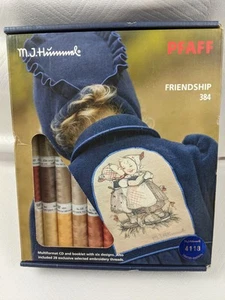 Pfaff Friendship 384 Limited Edition, 6 Designs, Machine Embroidery Kit Thread - Picture 1 of 5
