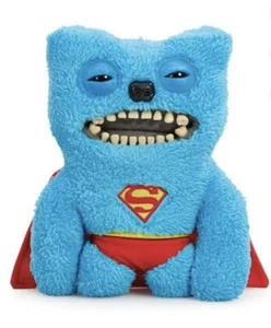 FUGGLER DC SUPERMAN 9 PULGADAS DIVERTIDO MONSTRUO FEO PELUCHE SUAVE COLECCIONABLE - Imagen 1 de 2