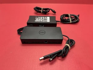 Estación de acoplamiento para computadora portátil Dell D6000 USB-C con cargador de 130 W  - Imagen 1 de 9