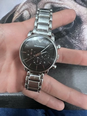 Emporio Armani AR1853 Classic Chronograph Black Dial  Men's Watch - Image 1 of 4