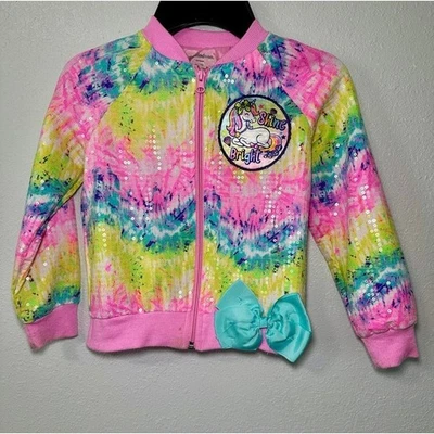 Nickelodeon Unicorn Shine Bright Jacket For Girls - Size 4-5 T - Image 1 of 3