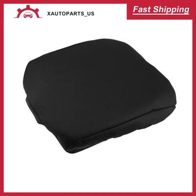 Cubierta de reposabrazos de asiento de consola central de coche para Toyota Land Cruiser 08-21 negra Foto 1 de 4