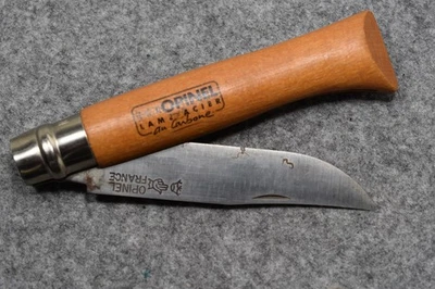 Cuchillo OPINEL hecho en FRANCIA número 12 11" longitud total 4-7/8" longitud hoja Foto 1 de 4