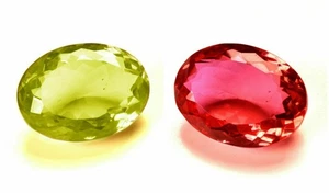 42.45 Cts.  Alexandrite Multi Color Change Oval Shape Certified Gemstone - Picture 1 of 6