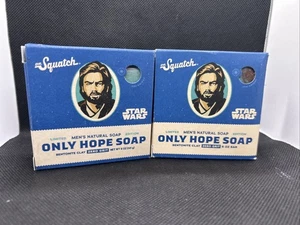 2 Dr. Squatch Only Hope Soaps Star Wars Limited Edition Zero Grit Obi Wan Kenobi - Picture 1 of 6
