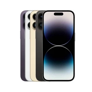 Apple iPhone 14 Pro Max 128GB 256GB 512GB 1TB Black Silver Gold Purple - Good - Picture 1 of 3