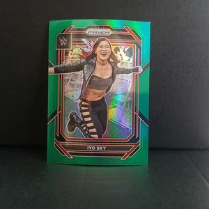 2023 Panini Prizm WWE Green Prizm IYO SKY #136 - Picture 1 of 2