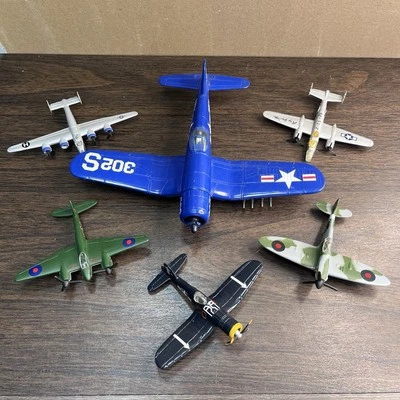 Hélice Avión Plástico y Diecast Juguete Avión Lote de 6 Foto 1 de 4