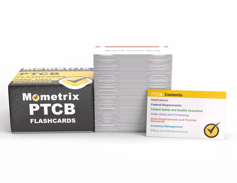 PTCB Exam Prep Study Cards 2025-2026 (boxed) - Image 1 of 1