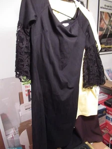 Vestido para mujer Bar III negro de poliéster talla L nuevo con etiquetas mangas de encaje - Imagen 1 de 2