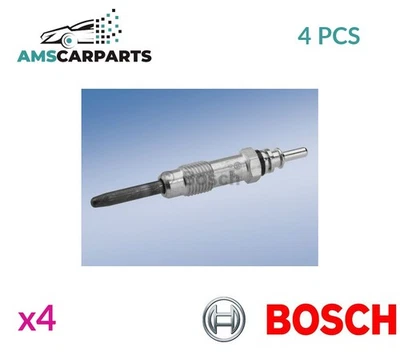 ENGINE GLOW PLUGS 0 250 202 140 BOSCH 4PCS NEW OE REPLACEMENT - Image 1 of 4