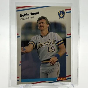 Tarjeta de béisbol Fleer Glossy 1988 Robin Yount #178 como nueva envío gratuito - Imagen 1 de 3