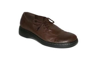 Zapatos Oxford I Love Comfort Talla 8.5 M Cuero Marrón con Cordones Laterales - Imagen 1 de 8