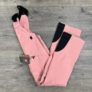 Rossignol Bib Ski Pants Size Small Womens Cooper Pink Black Snowboarding $275 - Picture 1 of 22